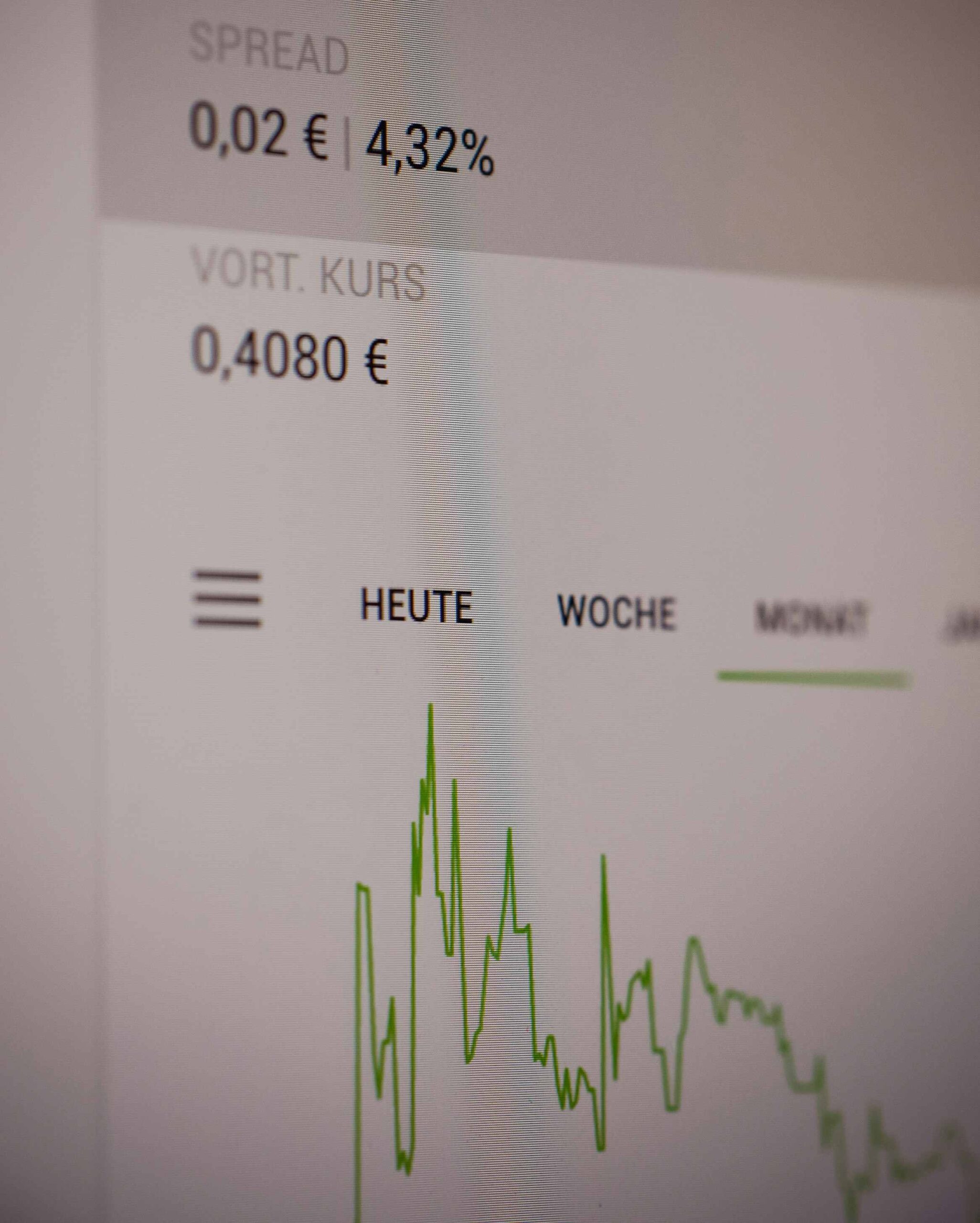 A graph showing changes in mobile keyword rankings