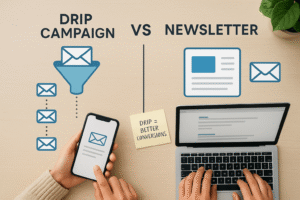 Drip Campaign vs Newsletter (Automation & Strategy Guide)