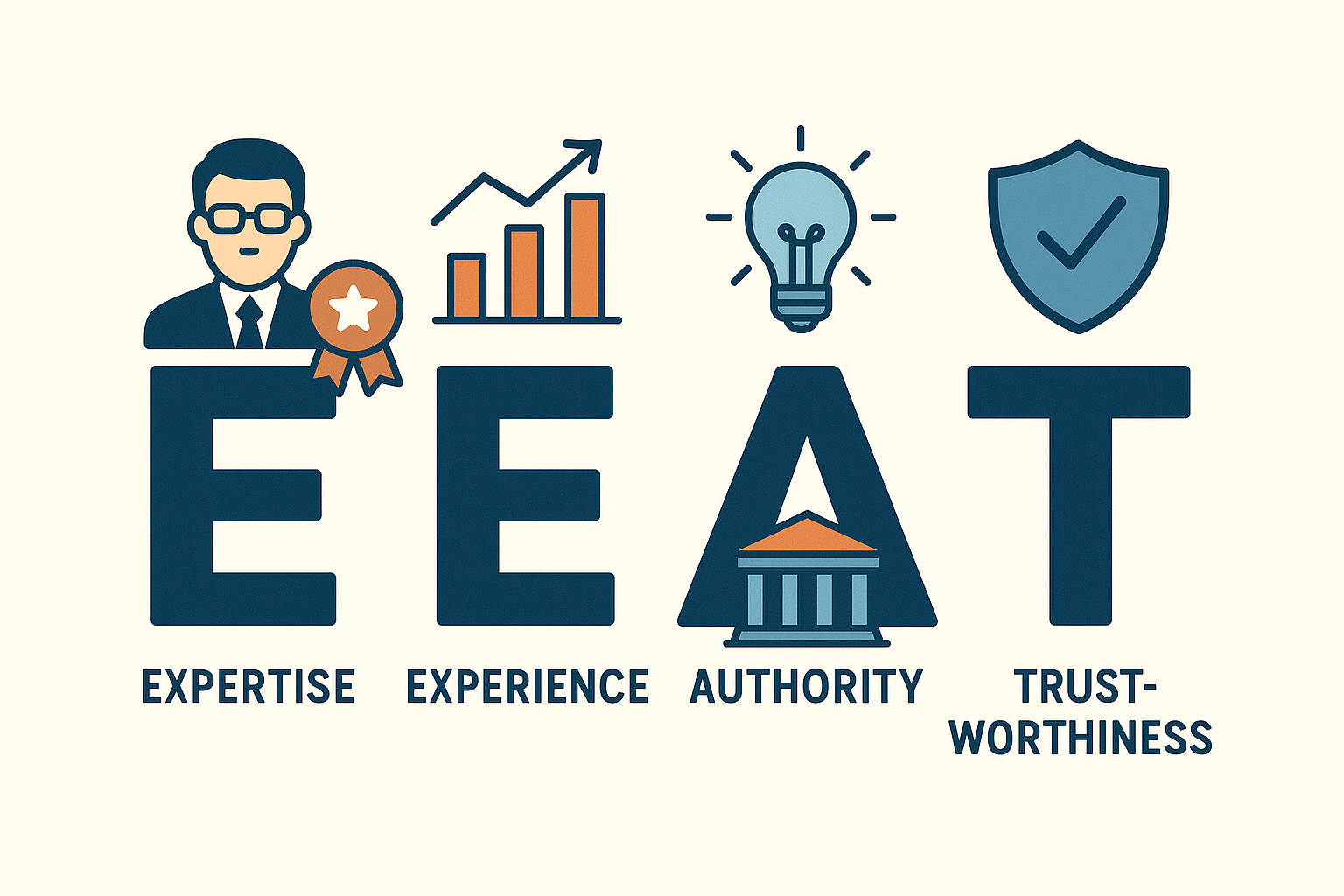 Experience, Expertise, Authoritativeness, Trustworthiness