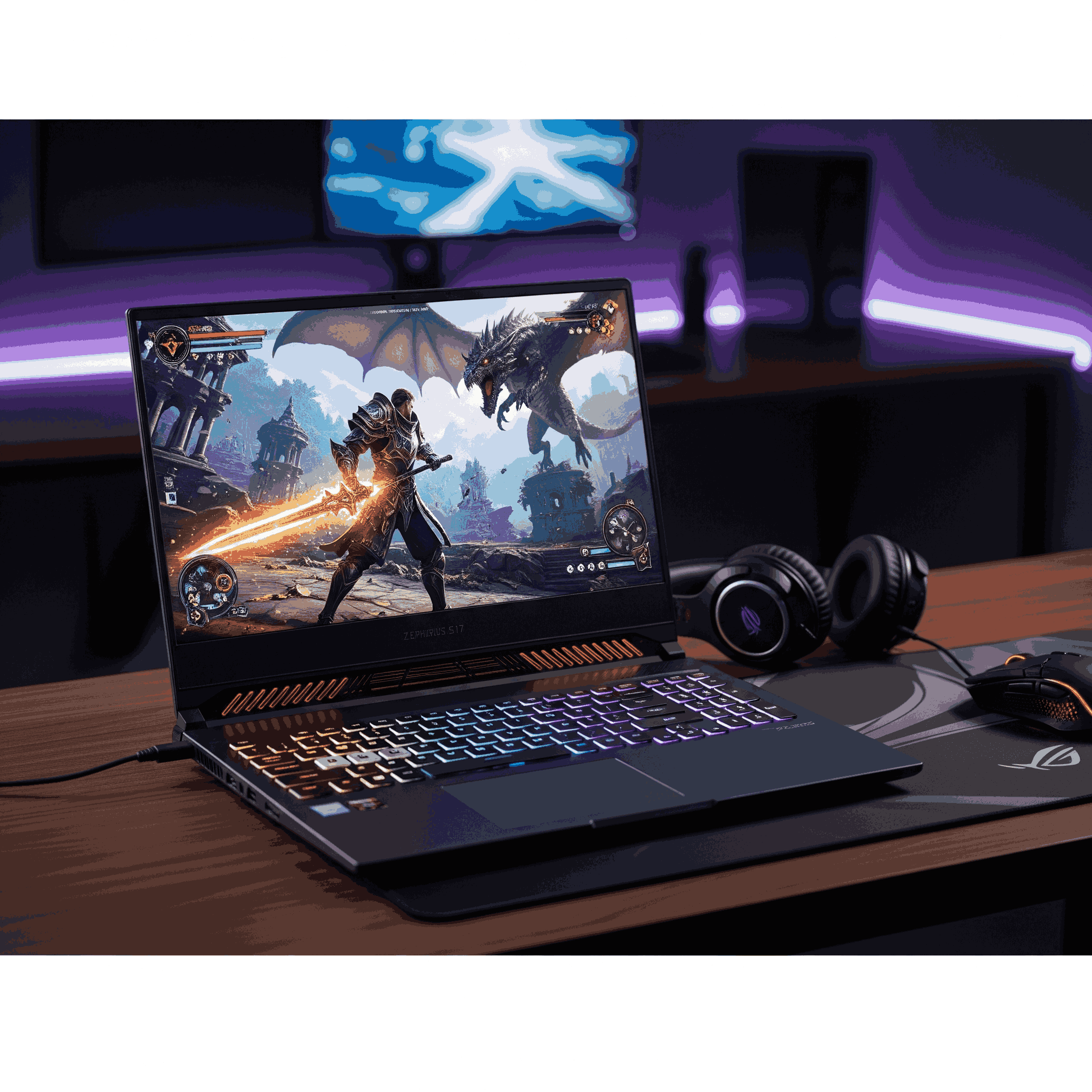 ASUS ROG Zephyrus S17 showcasing gaming performance