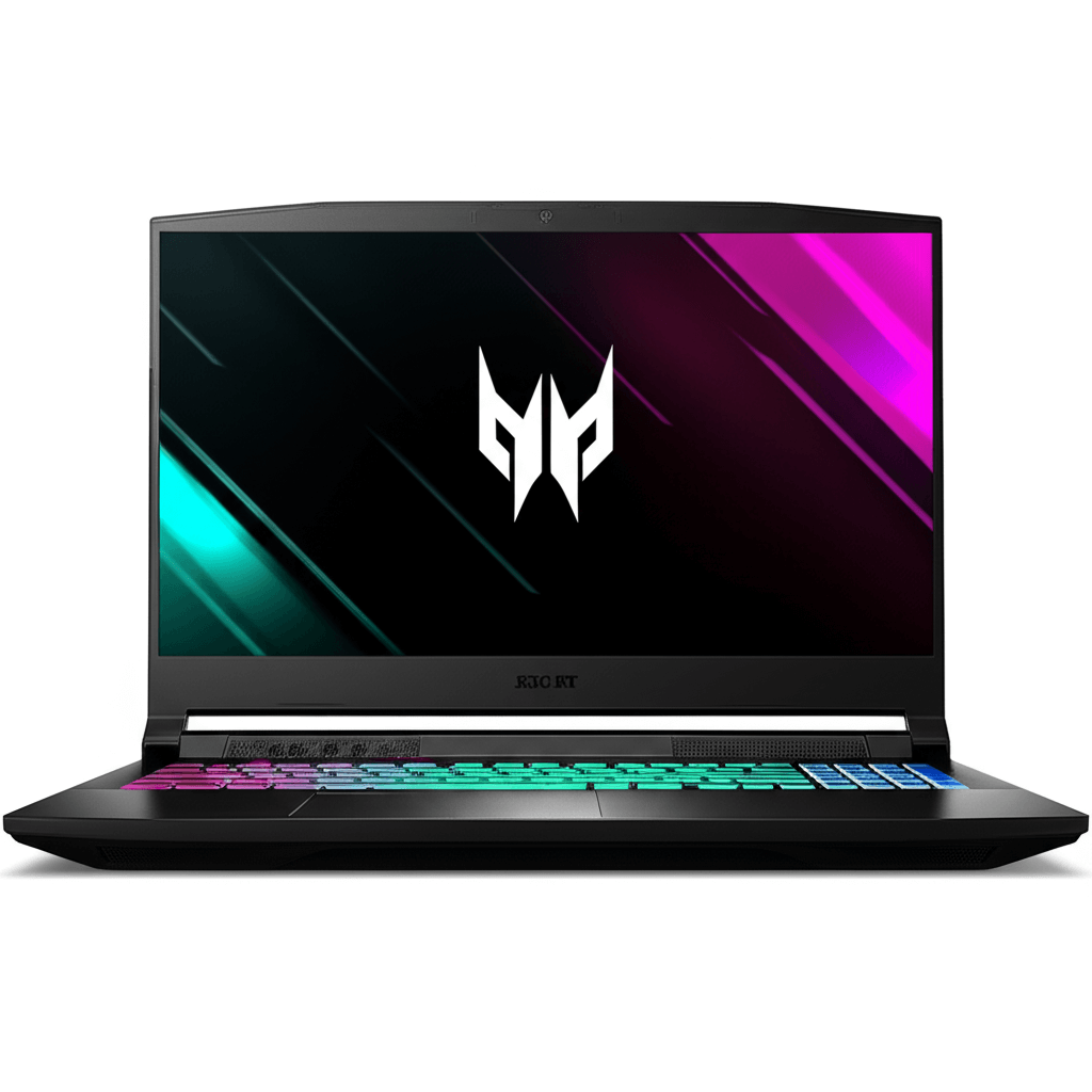 Image of a sleek gaming laptop