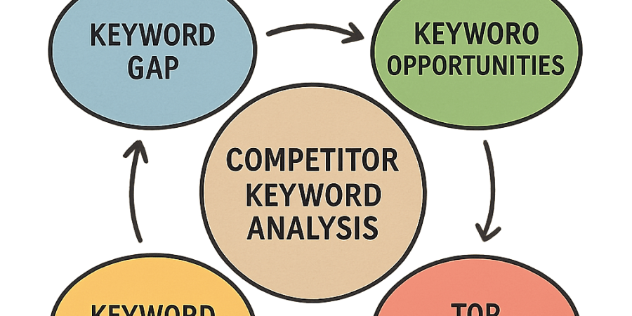 Competitor Keyword Analysis Diagram